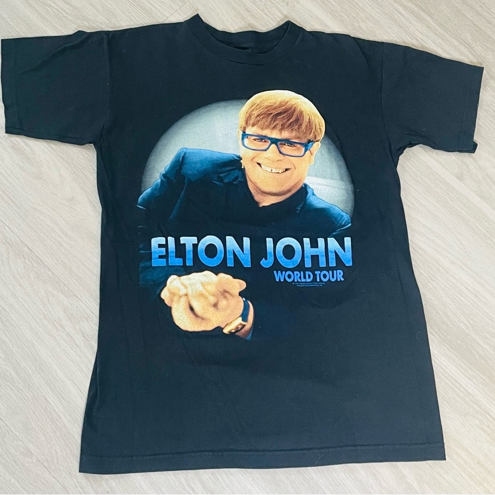 Elton John World Tour Black T-Shirt